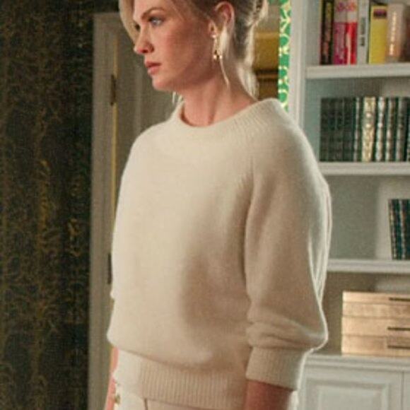 3.1 Phillip Lim 3/4 Sleeve Lofty Rib Alpaca Blend Pullover Sweater Blush Pink M - Picture 12 of 12